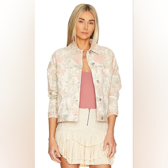 NEW Opal Swing Printed Denim in Ivory Combo - Picture 2 of 11